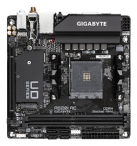 GIGABYTE A520I AC Motherboard - Unterstützt AMD Ryzen 5000 Series AM4 CPUs, 6 Phasen Digital VRM, bis zu 5300MHz DDR4 (OC), 1xPCIe 3.0 M.2, WIFI, GbE LAN, USB 3.2 Gen1