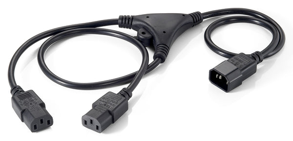 Equip 112210 Nero 1,6 m Accoppiatore C14 2 x Accoppiatore C13