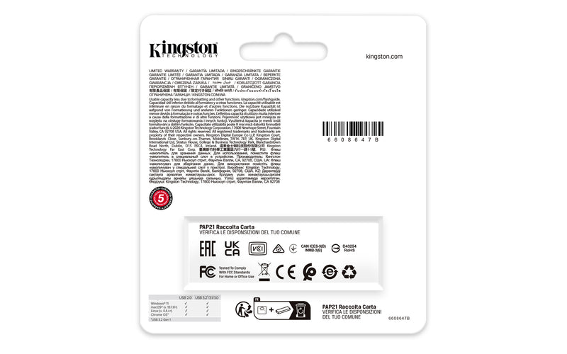 Kingston Technology DataTraveler 512GB Tragbarer USB 3.2 Gen 1 Exodia Schwarz + Violett