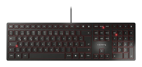 Cherry KC 6000 Slim USB Black QWERTZ DE