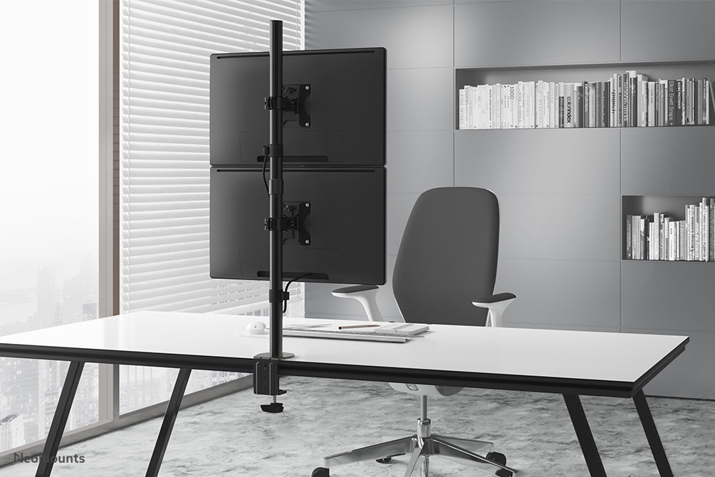 Neomounts FPMA-D550DVBLACK Monitorarm 10-32" - vertikale Montage