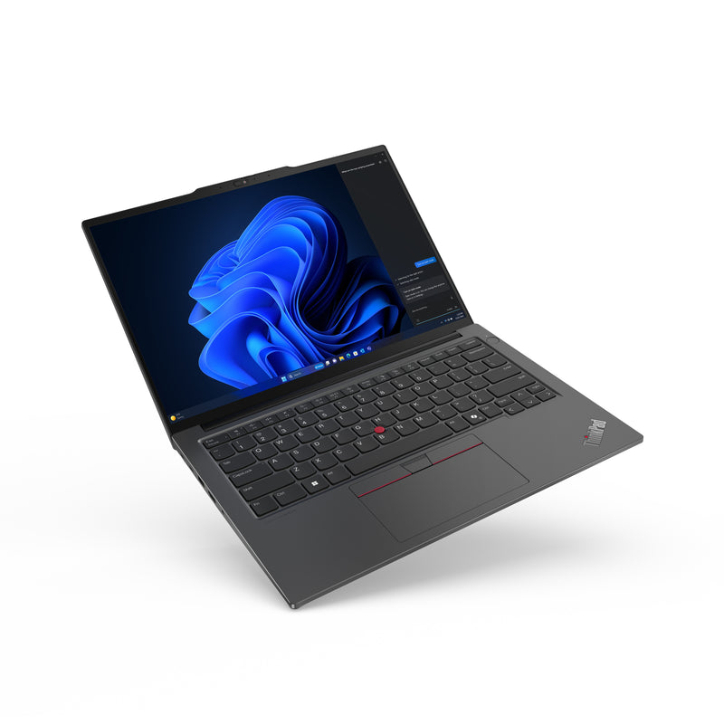 Lenovo ThinkPad E14 Gen 6 (Intel) Intel Core Ultra 7 155H Laptop 35,6 cm (14") WUXGA 32 GB DDR5-SDRAM 1 TB SSD Wi-Fi 6E (802.11ax) Windows 11 Pro Deutsch Schwarz