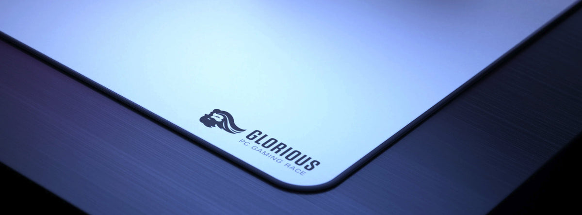 Glorious Gaming GW-E Mauspad Gaming-Mauspad Weiß