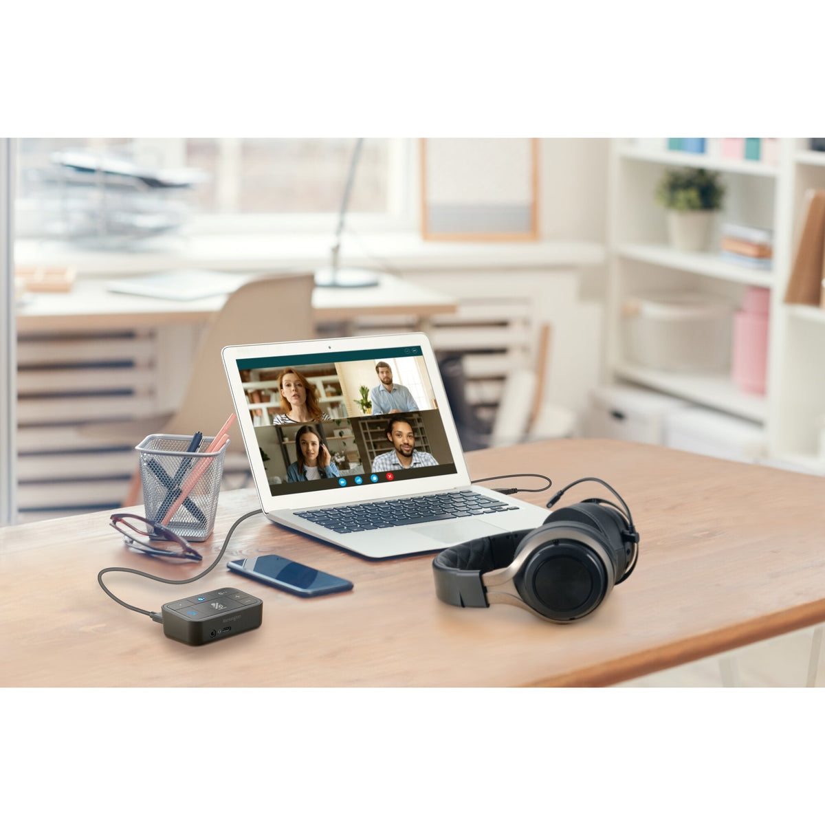 Kensington Universeller 3-in-1 Pro Audio Headset Switch