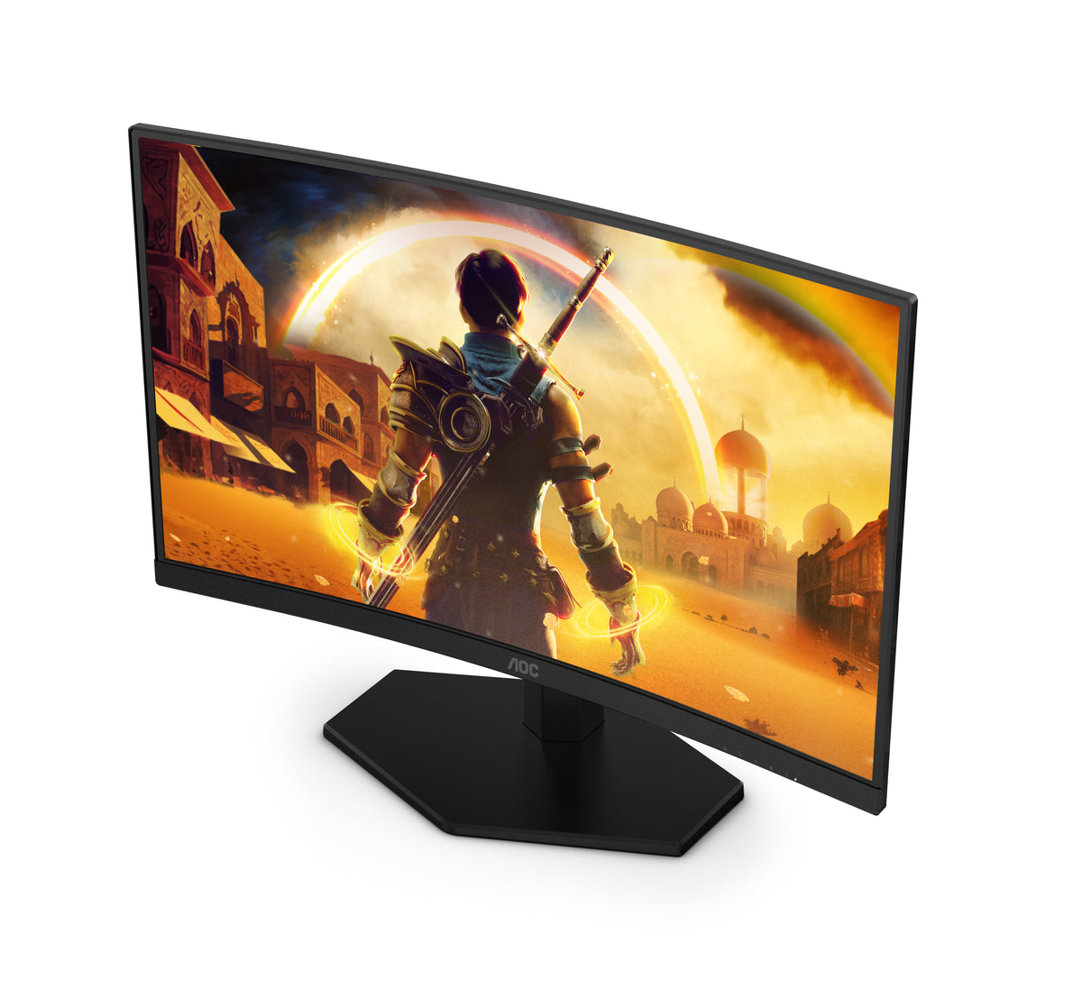 AOC G4 23.6" VA FHD 180Hz Computerbildschirm 59,9 cm (23.6") 1920 x 1080 Pixel Full HD LCD Schwarz, Rot