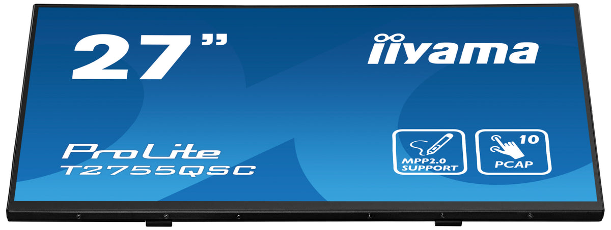 iiyama ProLite T2755QSC-B1 Computerbildschirm 68,6 cm (27") 2560 x 1440 Pixel Quad HD LCD Touchscreen Schwarz