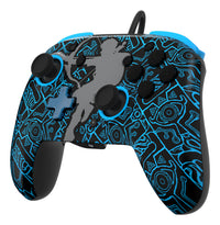 PDP Rematch: Sheikah Shoot Schwarz, Blau USB Gamepad Analog / Digital Nintendo Switch, Nintendo Switch Lite, Nintendo Switch OLED