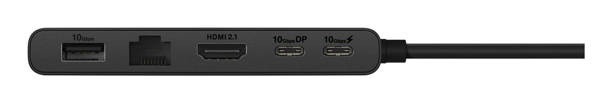 ASUS Dual 4K USB-C Dock DC201 Kabelgebunden USB 3.2 Gen 2 (3.1 Gen 2) Type-C Schwarz
