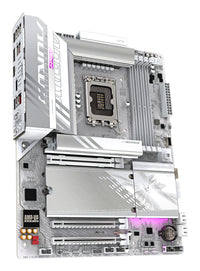 GIGABYTE Z890 AORUS ELITE WIFI7 ICE Mainboard - Unterstützt Intel Core Ultra (Serie 2) CPUs, 16+1+2 Phasen VRM, bis zu 8800MHz DDR5 (OC), 1xPCIe 5.0 + 3xPCIe 4.0, Wi-Fi 7, 2.5GbE LAN, Thunderbolt 4