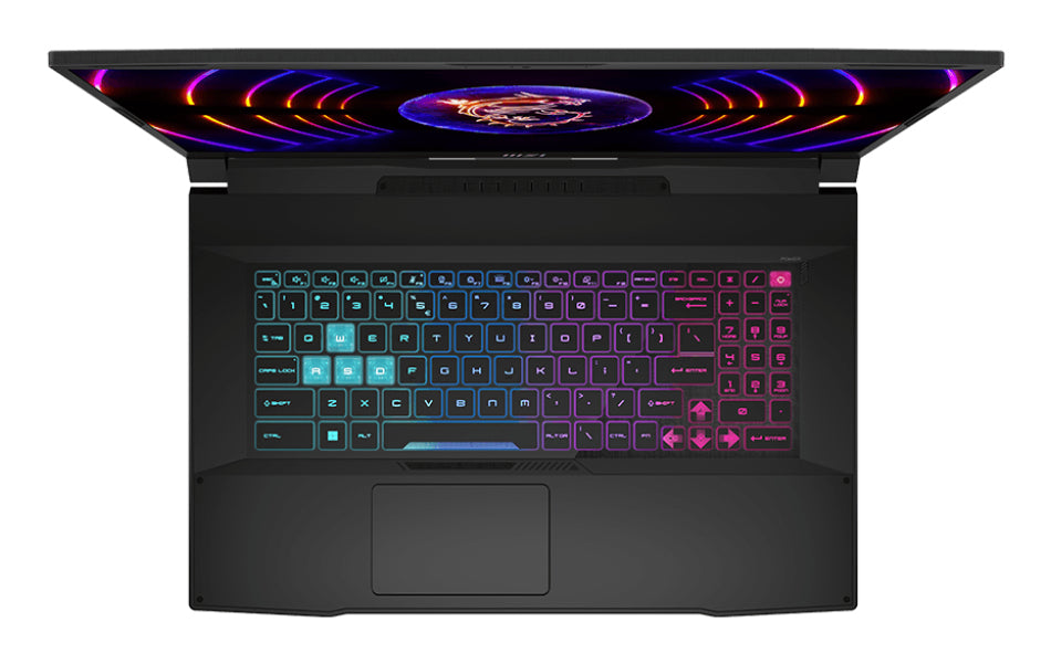 MSI Cyborg 17 B13WFKG-095 Intel® Core™ i7 i7-13620H Laptop 43,9 cm (17.3") Full HD 16 GB DDR5-SDRAM 512 GB SSD NVIDIA GeForce RTX 5060 Wi-Fi 6E (802.11ax) Windows 11 Home Schwarz