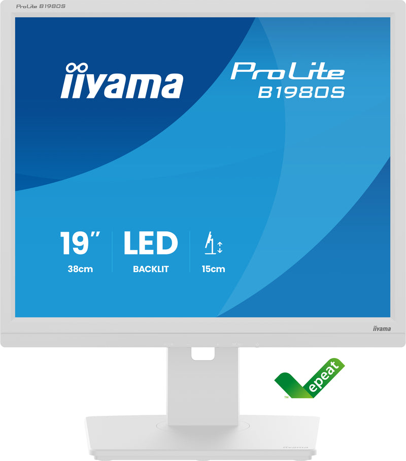 iiyama ProLite B1980S-W1 Computerbildschirm 48,3 cm (19") 1280 x 1024 Pixel SVGA LED Weiß