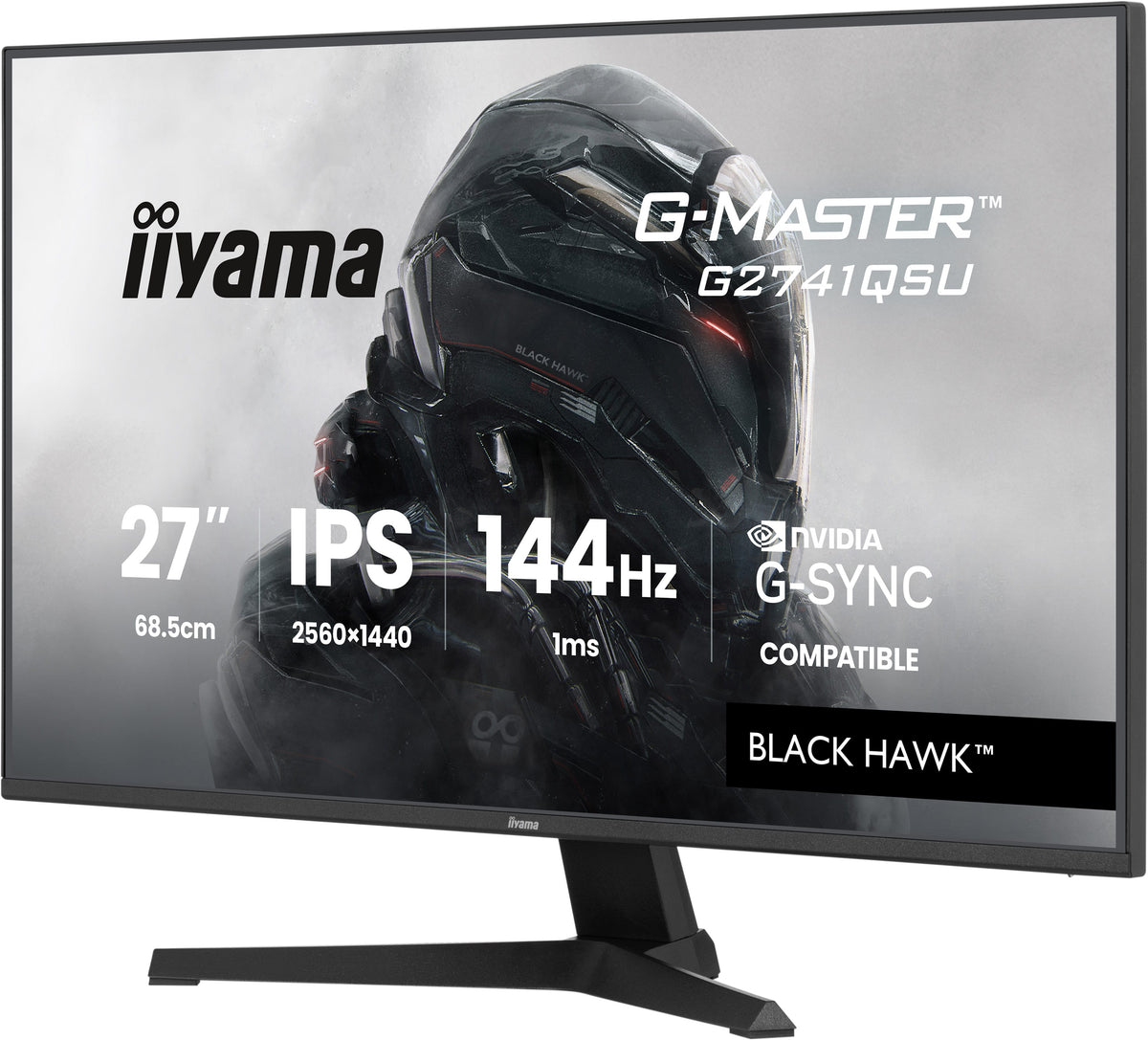 iiyama G-MASTER G2741QSU-B1 Computerbildschirm 68,6 cm (27") 2560 x 1440 Pixel 4K Ultra HD QLED Schwarz
