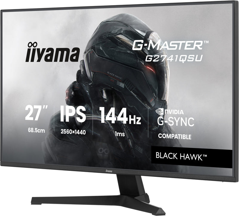 iiyama G-MASTER G2741QSU-B1 Computerbildschirm 68,6 cm (27") 2560 x 1440 Pixel 4K Ultra HD QLED Schwarz