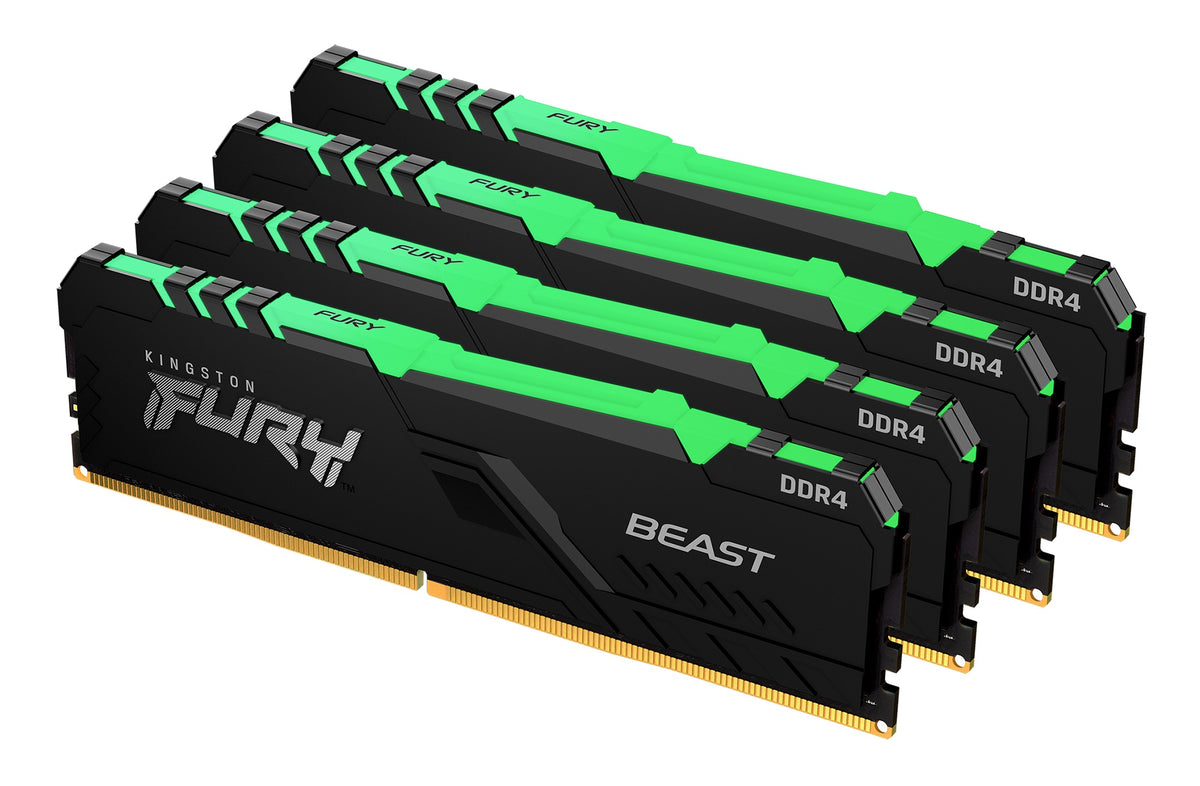 Kingston Technology FURY Beast RGB Speichermodul 32 GB 4 x 8 GB DDR4 3200 MT/s 288-pin DIMM