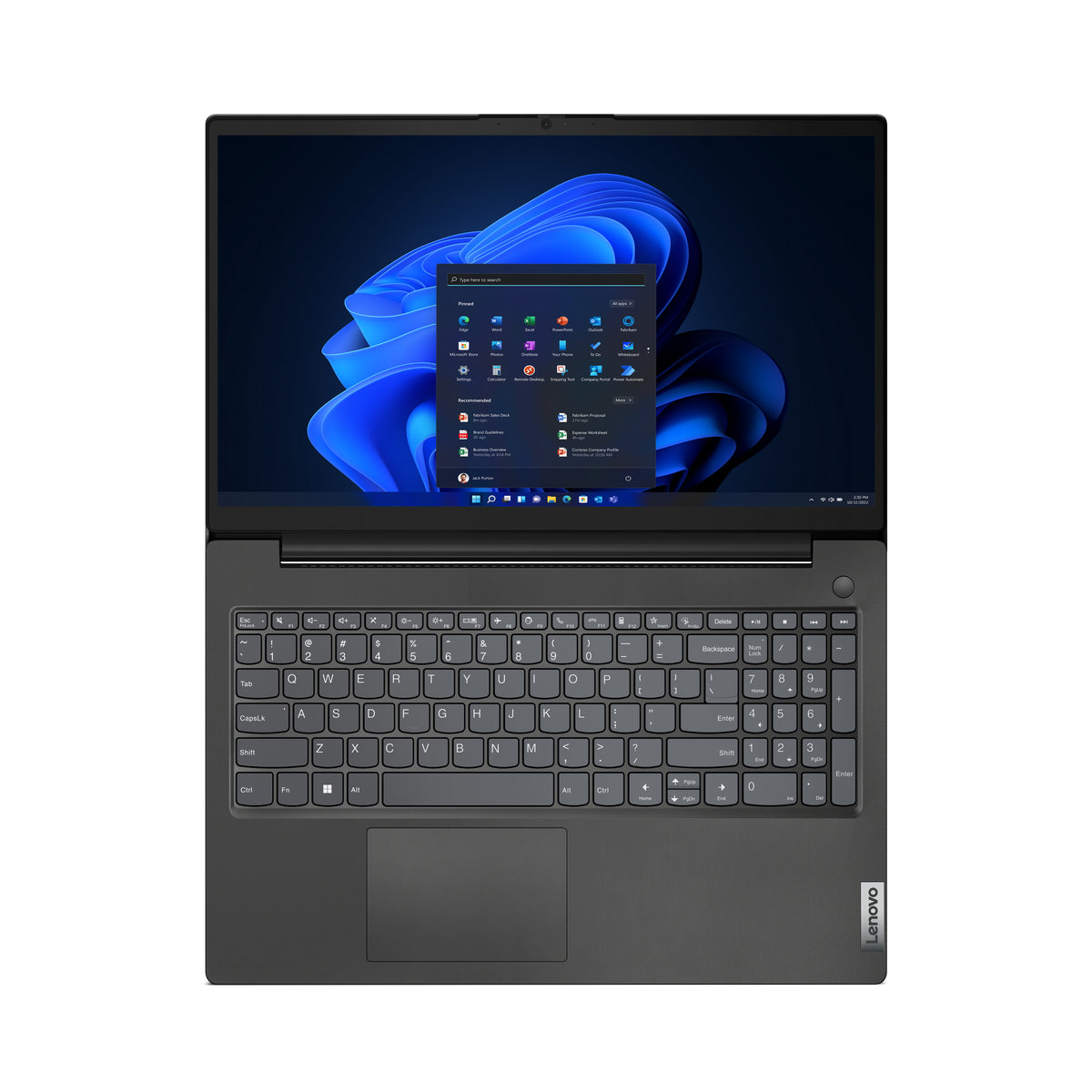 Lenovo V15 G4 AMN AMD Ryzen™ 5 7520U Laptop 39,6 cm (15.6") Full HD 8 GB LPDDR5-SDRAM 512 GB SSD Wi-Fi 5 (802.11ac) Windows 11 Home Schwarz Deutsch