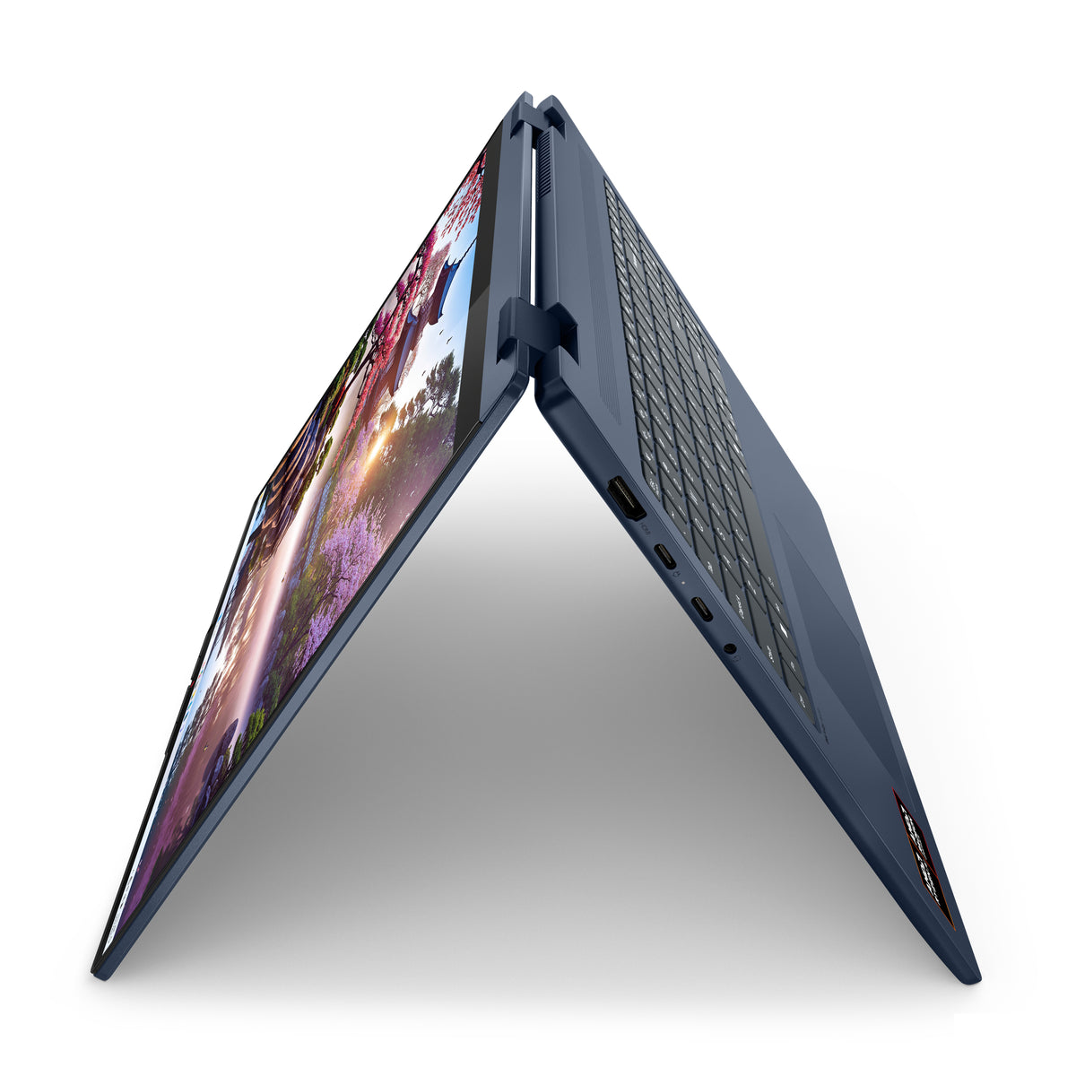 Lenovo IdeaPad 5 2-in-1 16AKP10 Copilot+ PC AMD Ryzen AI 5 340 Hybrid (2-in-1) 40,6 cm (16") Touchscreen WUXGA 16 GB LPDDR5x-SDRAM 512 GB SSD Wi-Fi 7 (802.11be) Windows 11 Home Blau Deutsch