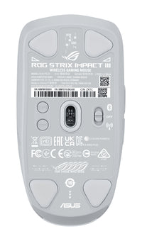 ASUS ROG Strix Impact III Wireless Maus Gaming Beidhändig RF Wireless + Bluetooth Optisch 36000 DPI