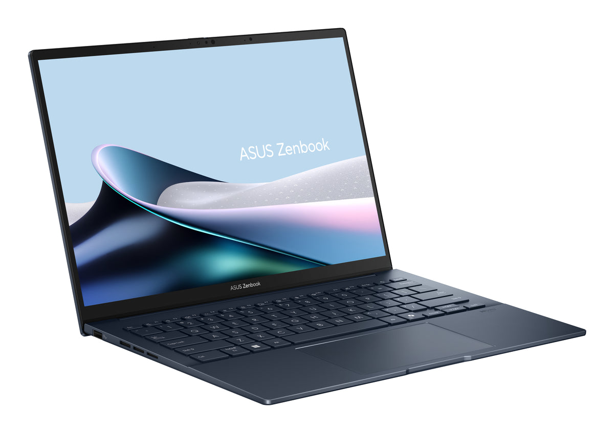 ASUS Zenbook 14 OLED UX3405CA-QD1301W Intel Core Ultra 9 285H Ordinateur portable 35,6 cm (14") Écran tactile WUXGA 32 Go LPDDR5x-SDRAM 1 To SSD Wi-Fi 7 (802.11be) Windows 11 Home Allemand Bleu
