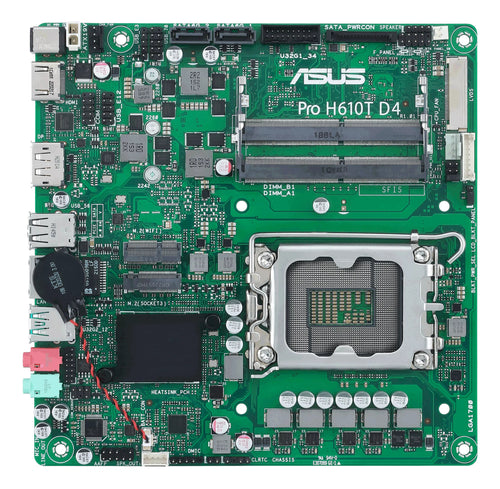 1700 ASUS PRO H610T CSM mITX D4