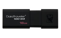 Kingston Technology DataTraveler 100 G3 USB-Stick 16 GB USB Typ-A 3.2 Gen 1 (3.1 Gen 1) Schwarz