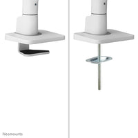 Neomounts DS70S-950WH1 Monitorarm 17-49" - Gasfeder - Topfix - 180°-Stopp