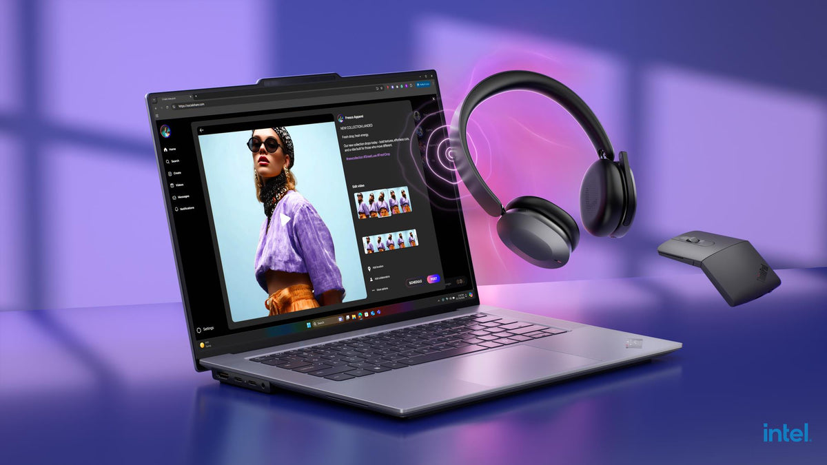 Lenovo ThinkPad X9-15p Gen 1 Aura Edition Copilot+ PC 358H Laptop 38,9 cm (15.3") Touchscreen 2.8K 32 GB 1 TB SSD Wi-Fi 7 (802.11be) Windows 11 Pro Deutsch Grau