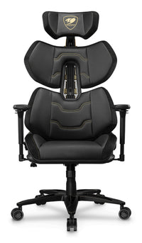 COUGAR Terminator Elite Gold PC-Gamingstuhl Gepolsterter Sitz Schwarz, Gold
