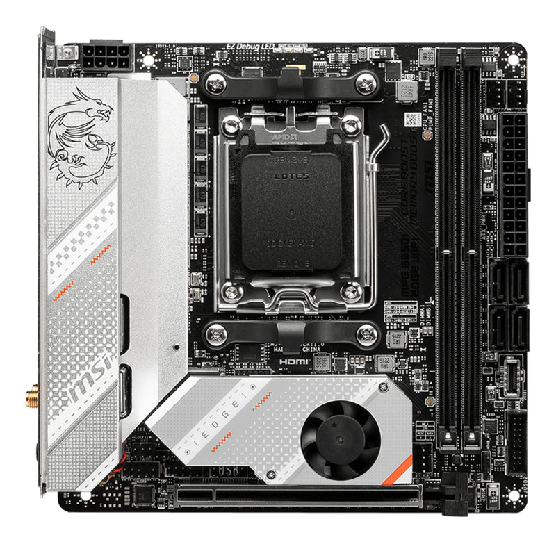 MSI MPG B650I EDGE WIFI Motherboard AMD B650 Sockel AM5 mini ITX