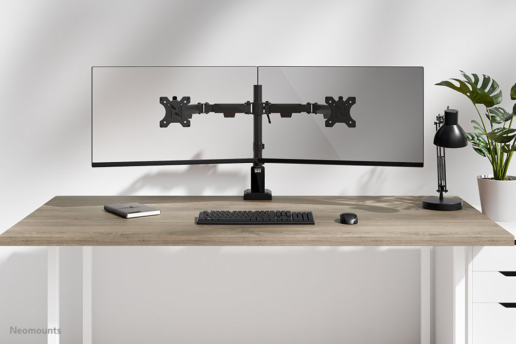 Neomounts DS60-600BL2 Monitorarm 10-32" - Quick Fix - 180°-Stopp