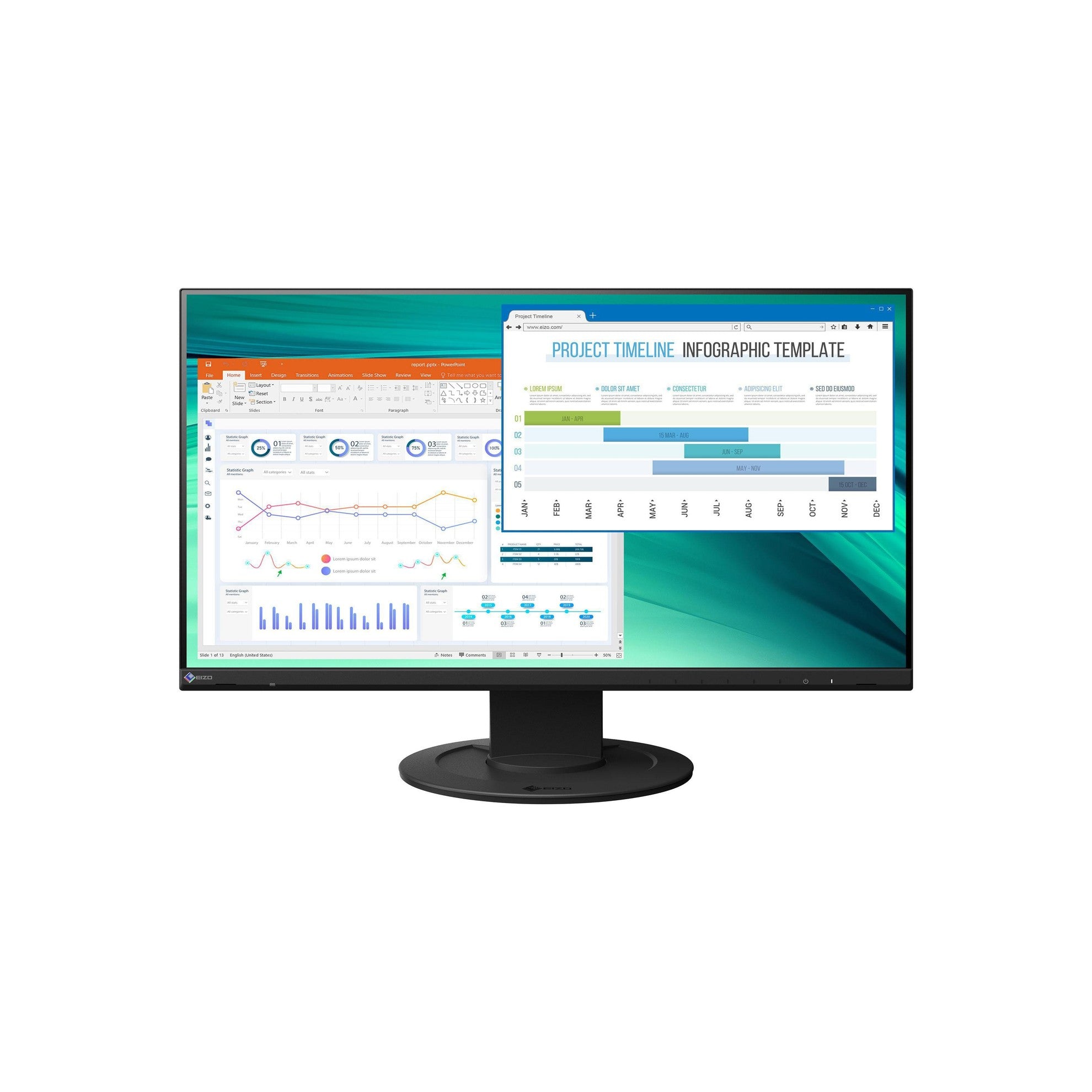 EIZO EV2460-Swiss Edition 23.8 schwarz