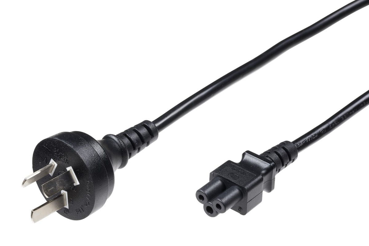Microconnect PE150818 Stromkabel Schwarz 1,8 m Netzstecker Typ I C5-Koppler