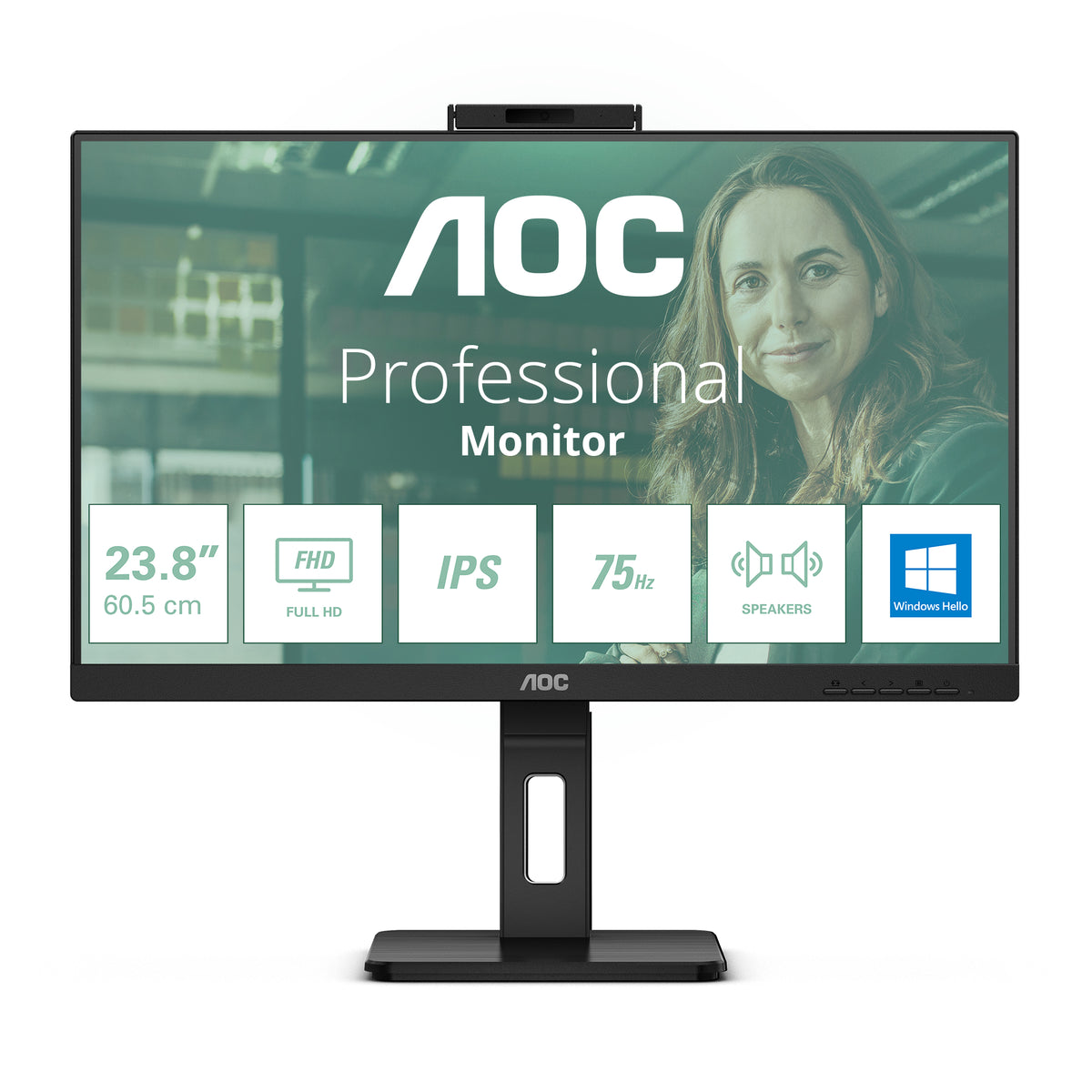 AOC 24P3CW Computerbildschirm 60,5 cm (23.8") 1920 x 1080 Pixel Full HD LED Schwarz