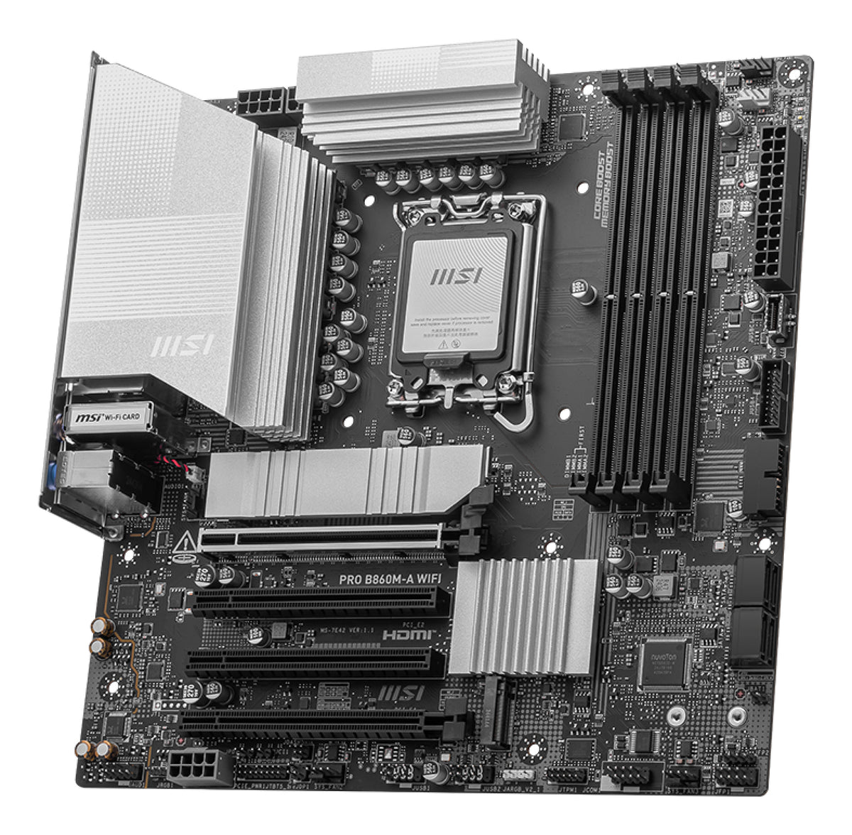 MSI PRO B860M-A WIFI Motherboard Intel B860 LGA 1851 (Socket V1) micro ATX