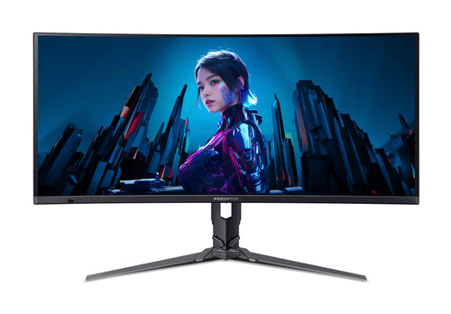 Acer Predator X34 OLED X34 X5bmiiphuzx Computerbildschirm 86,4 cm (34") 3440 x 1440 Pixel UltraWide Quad HD QD-OLED Schwarz