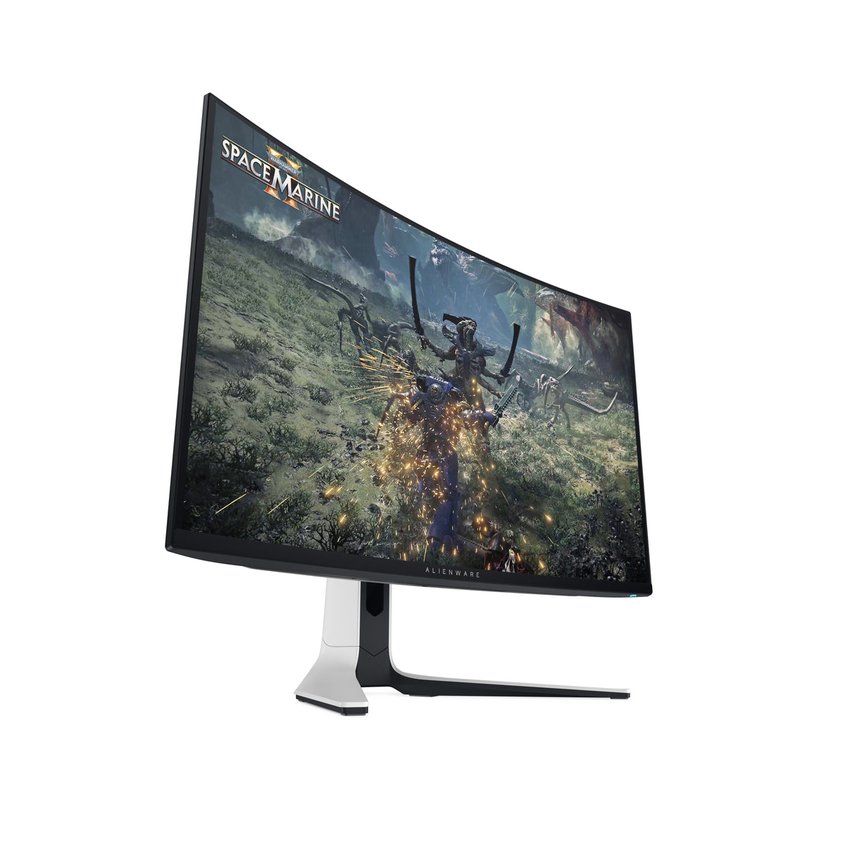 Alienware AW3225QF Computerbildschirm 81,3 cm (32") 3840 x 2160 Pixel 4K Ultra HD QD-OLED Schwarz, Weiß