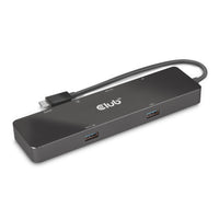 CLUB3D 6-in-1 USB3.2 Gen2 Typ-C Dual Displays Portable Dock mit USB Typ-C Video 4K60Hz