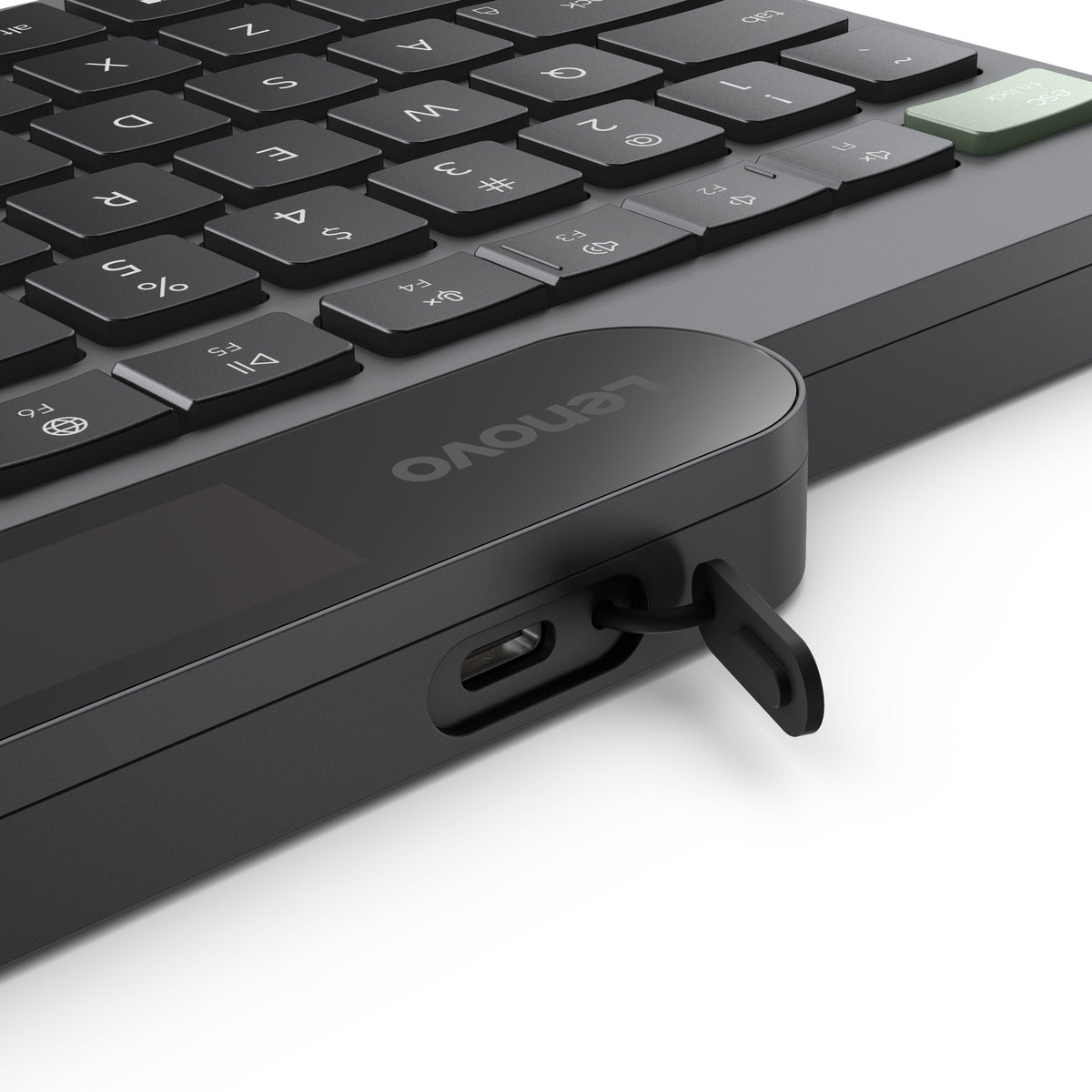 Lenovo 4Y41R69501 Tastatur Heimbüro Bluetooth Französisch, Deutsch Schwarz, Grün