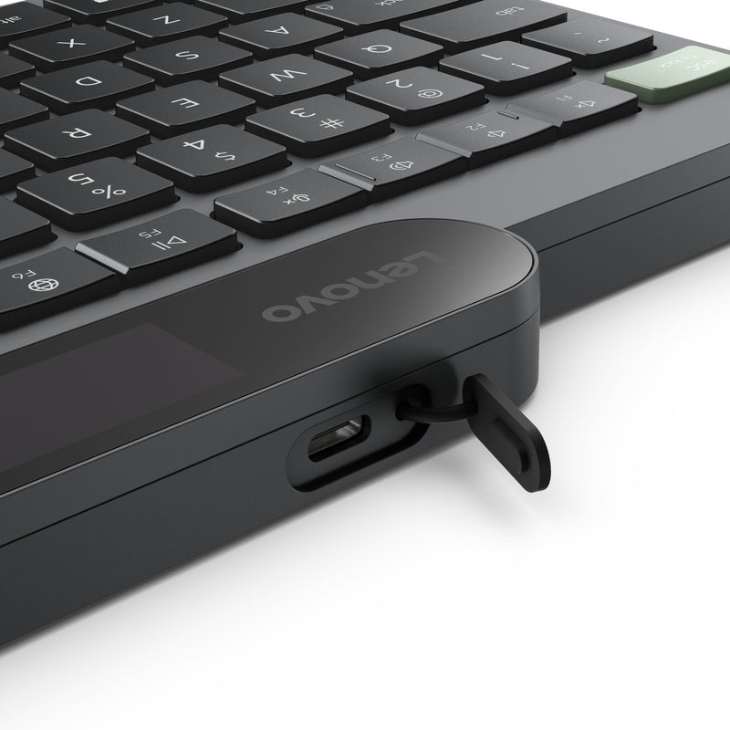 Lenovo 4Y41R69501 Tastatur Heimbüro Bluetooth Französisch, Deutsch Schwarz, Grün