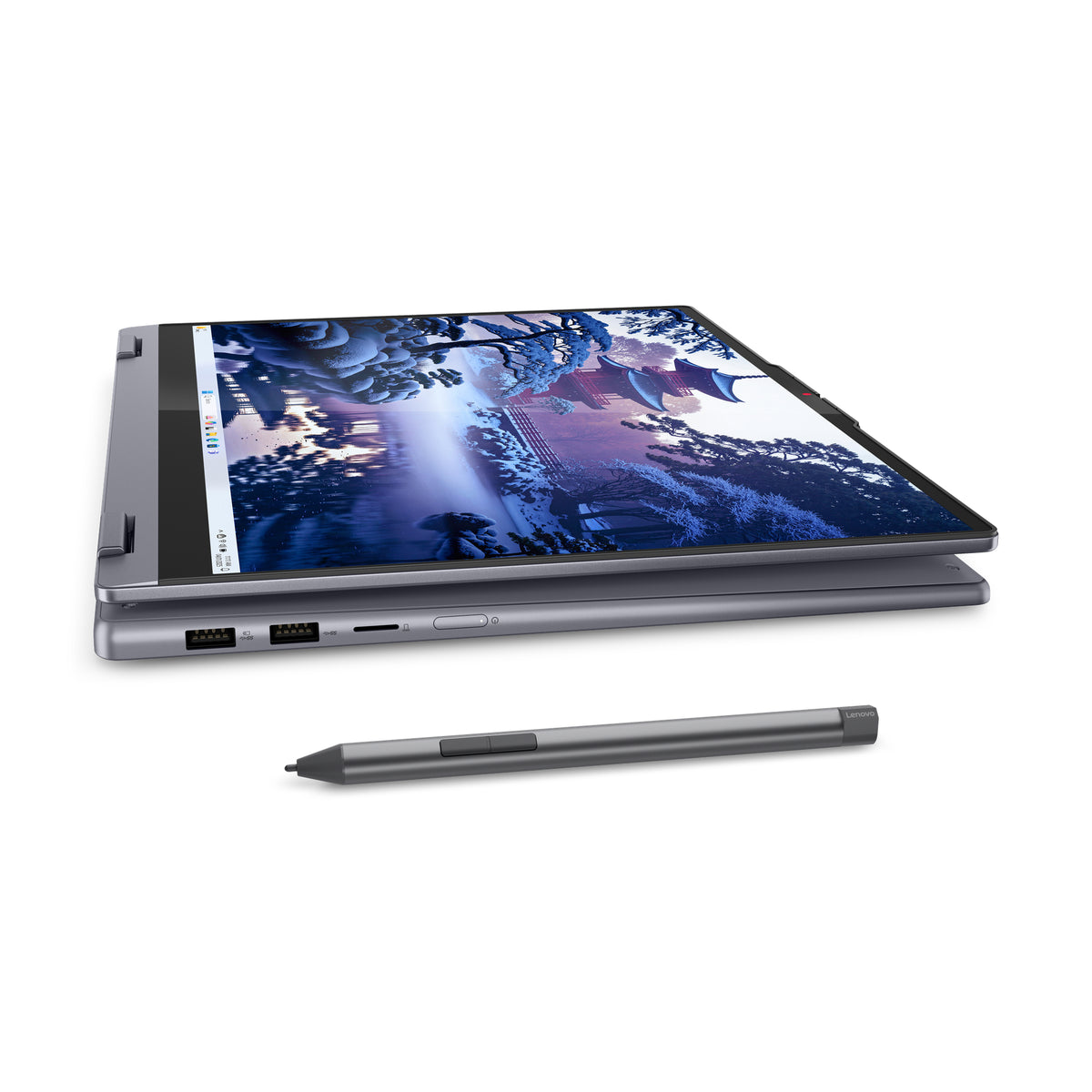 Lenovo IdeaPad 5 2-in-1 16IAL10 Intel Core Ultra 5 225U Hybrid (2-in-1) 40,6 cm (16") Touchscreen WUXGA 16 GB LPDDR5x-SDRAM 1 TB SSD Wi-Fi 7 (802.11be) Windows 11 Home Grau Deutsch