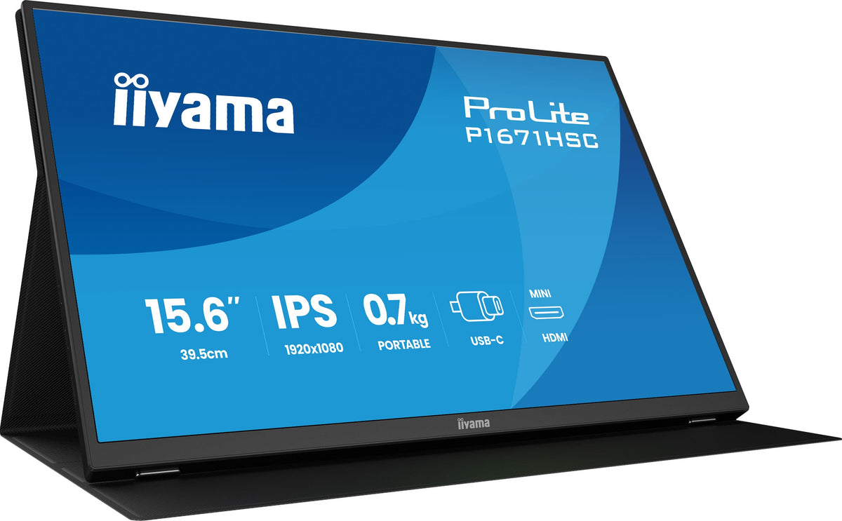 iiyama ProLite P1671HSC-B1 Computerbildschirm 39,6 cm (15.6") 1920 x 1080 Pixel Full HD LED Schwarz