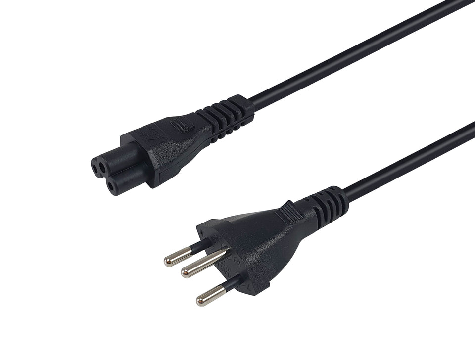 Equip Hochwertiges Netzkabel, T12 auf C5, 5,0m