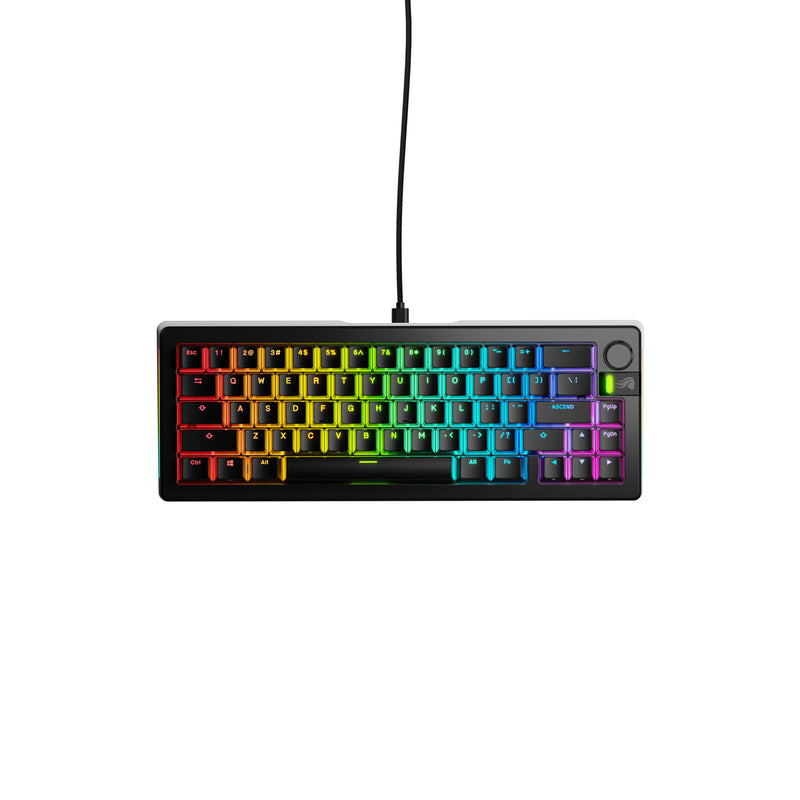 Glorious Gaming GMMK 3 PRO 65% Prebuilt Tastatur USB QWERTY US Englisch Schwarz