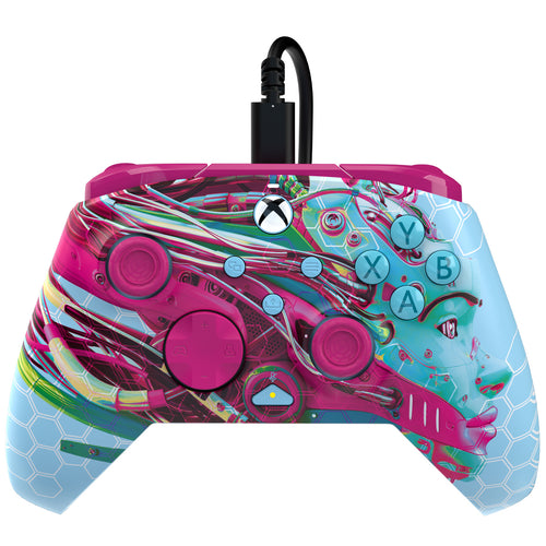 PDP REMATCH GLOW Advanced Mehrfarbig USB Gamepad Analog / Digital PC, Xbox One, Xbox Series S, Xbox Series X