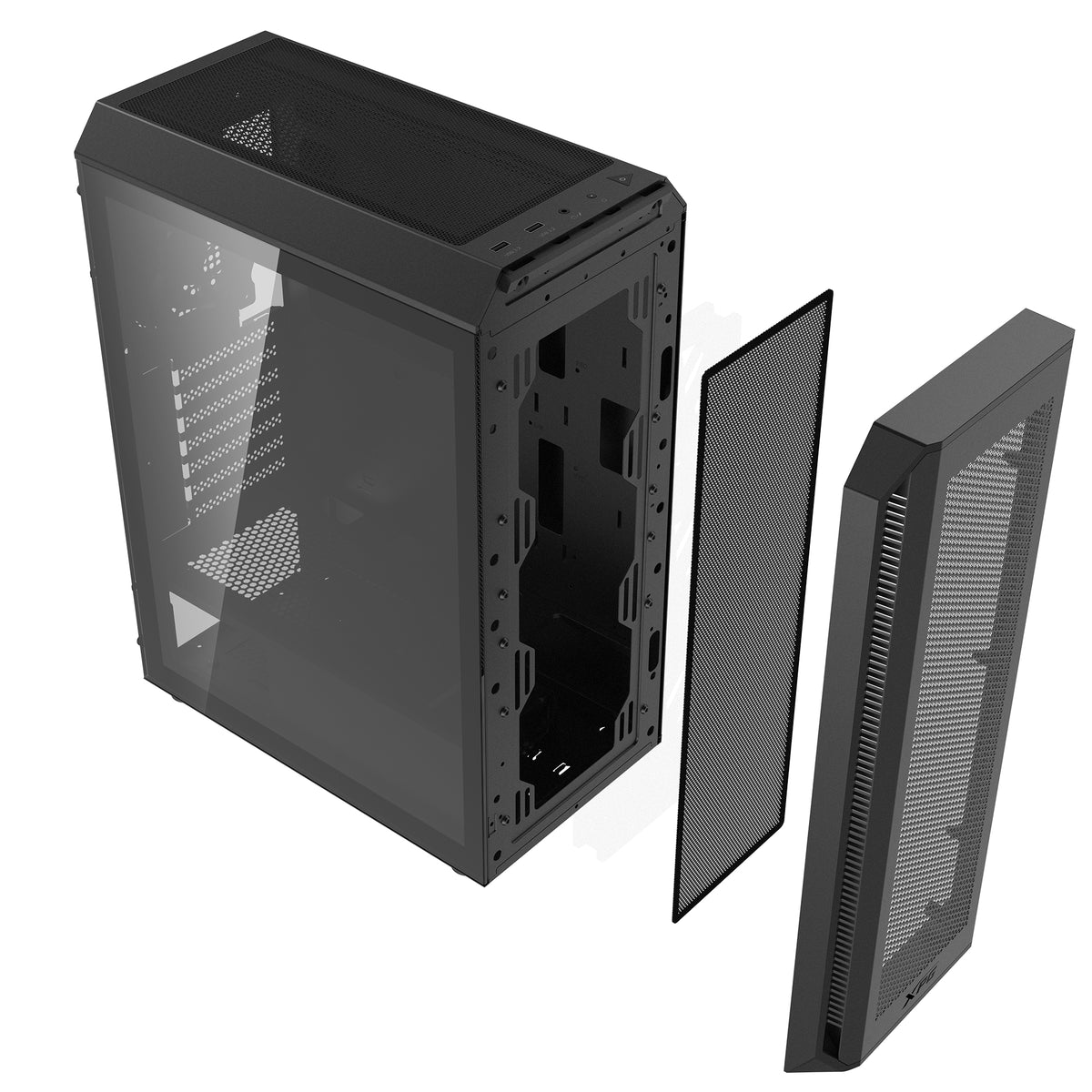 XPG VALOR AIR PLUS MID-TOWER-GEHÄUSE Schwarz