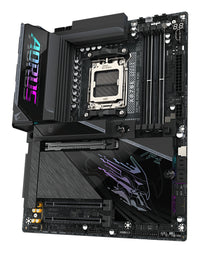 GIGABYTE X870E AORUS PRO X3D Mainboard - Unterstützt AMD Ryzen 9000 CPUs, digitales 18+2+2-Phasen-VRM, bis zu 9000MHz DDR5 (O.C.), 2xPCIe 5.0 + 2xPCIe 4.0, Wi-Fi 7, 5GbE LAN, USB 4