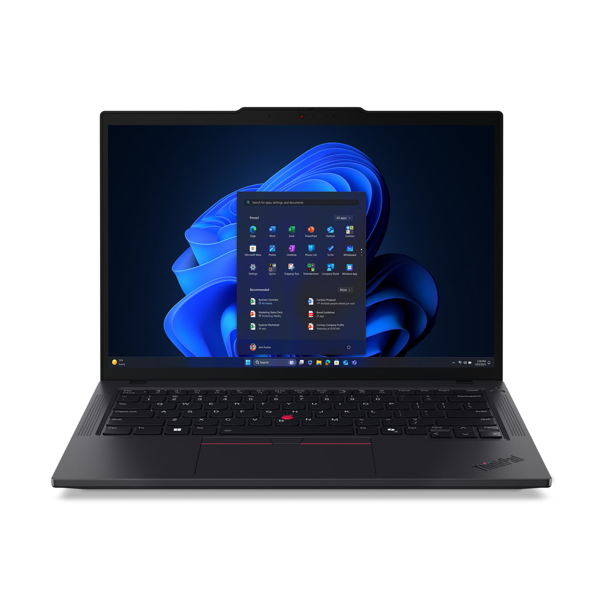 Lenovo ThinkPad T14 Gen 6 (Intel) Copilot+ PC Intel Core Ultra 5 226V Laptop 35,6 cm (14") WUXGA 16 GB 512 GB SSD Wi-Fi 7 (802.11be) Windows 11 Pro Deutsch Schwarz