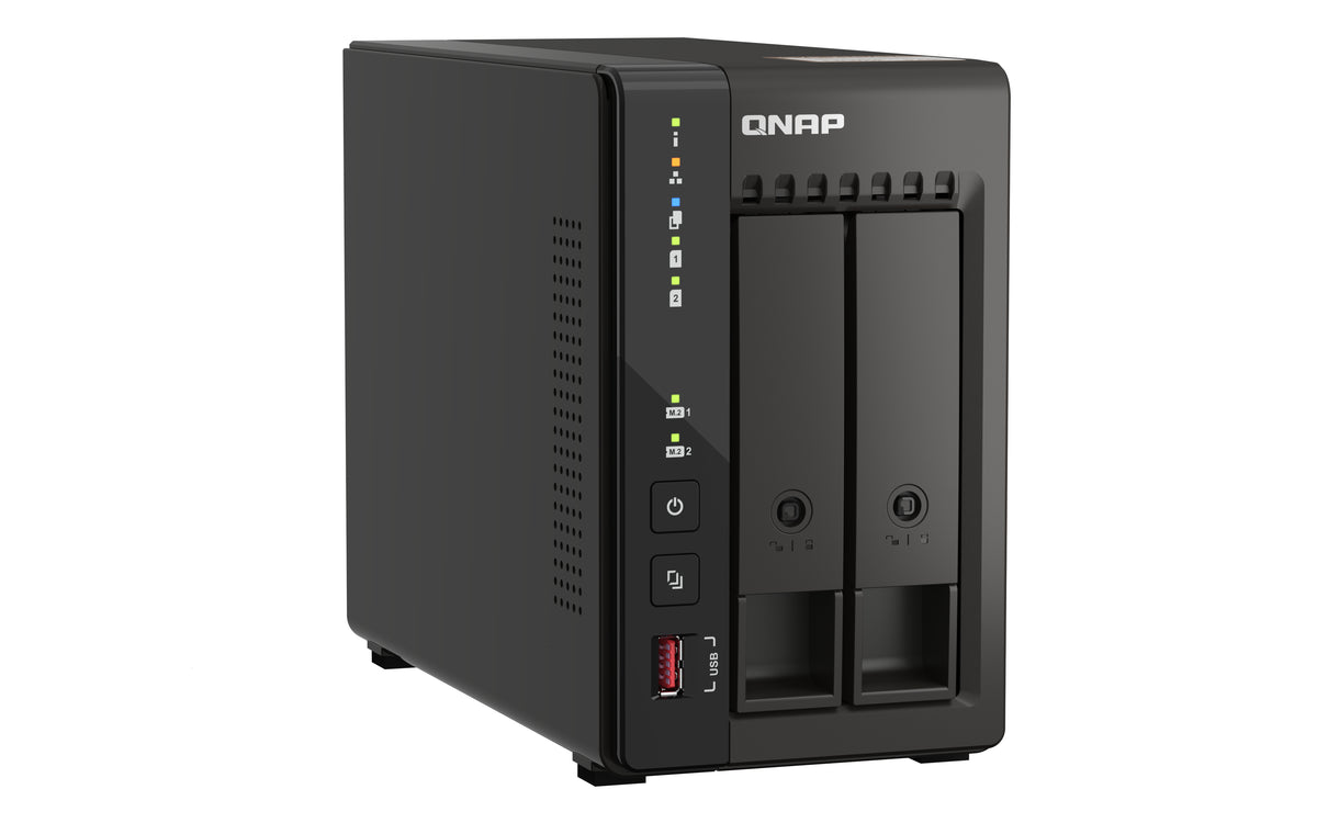 QNAP QVP-21C NAS & Speicherserver Tower Intel® Celeron® J6412 8 GB DDR4 0 TB QVR Pro Schwarz