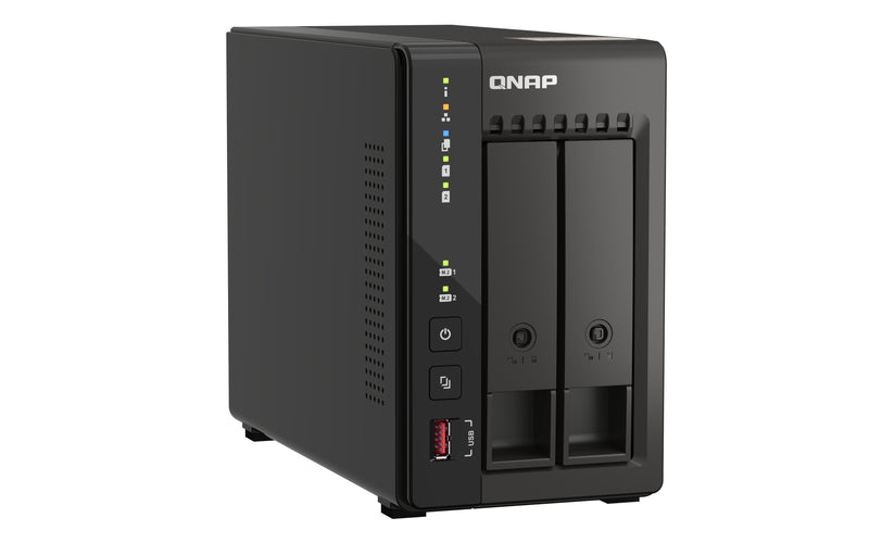 QNAP QVP-21C NAS & Speicherserver Tower Intel® Celeron® J6412 8 GB DDR4 0 TB QVR Pro Schwarz