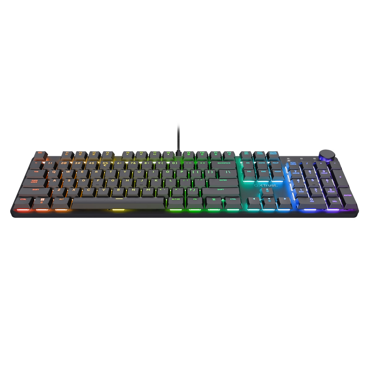 Trust GXT 866 Torix Tastatur Gaming USB QWERTZ Deutsch Schwarz