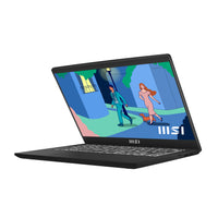 MSI Modern 14 C7M-427XFR AMD Ryzen™ 7 7730U Laptop 35,6 cm (14") Full HD 16 GB DDR4-SDRAM 512 GB SSD Wi-Fi 6E (802.11ax) FreeDOS Schwarz
